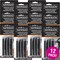 Multipack of 12 - Compressed Charcoal Sticks 4/Pkg-Black - 2B, 4B & 6B